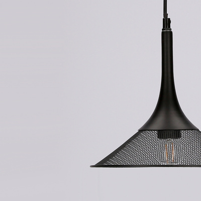 Hängelampe schwarz 25cm Kiruna S Ledea 50101205