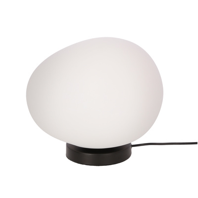 STONES table lamp black 30cm 1x40W E27 white shade 41-35226
