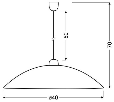 Lampa wisząca Malibu szklana biała pojedyncza nad stół do kuchni