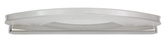 Kinkiet łazienkowy chrom zimny biały LED 5W 41cm Nike Candellux 20-37374