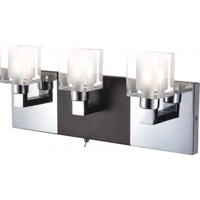 Lampa ścienna kinkiet chrom 3xG9 40W Azot Globo 56442-3