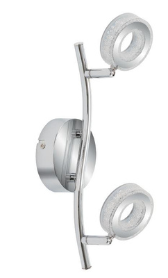 LED-Wandleuchte 2x5W VINOLA 92-65605 CHROMSTREIFEN 3000K