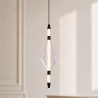 VITA lampa wisząca czarny 7,5W LED 2700K klosz bezbarwny