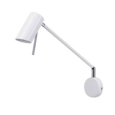 Matt white adjustable rotary wall lamp GU10 40W Milly Candellux 21-73907