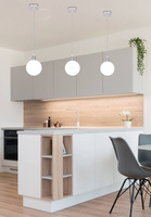 Lampă suspendată abajur bilă albă 12cm Oden 31-03232