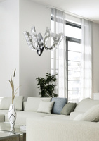 Applique LED double chrome avec cristaux 10W Venezia Candellux 22-55507