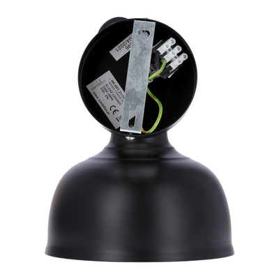 Wandleuchte schwarz / Holz verstellbare Lampe E27 40W Reno 21-76748