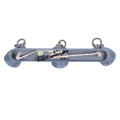 Wall lamp strip 3X40W GU10 gray mat ASH 93-64301