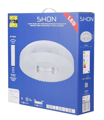 Acrylic ceiling lamp LED 24W variable color brightness + remote control Shon 14-75314