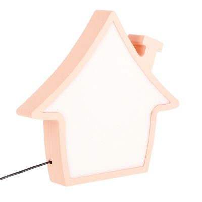 LAMPA DE MASA HOUSE LED PENTRU COPII IQ KIDS ROZ