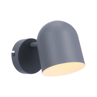 Aplic de perete 1X40W E27 gri mat AZURO 91-63205