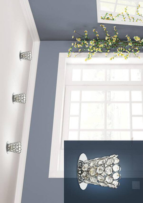 Oprawa stropowa chrom bezbarwny kryształ 40W G9 SK-72 Candellux 2203966