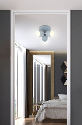 Ceiling lamp 3xE27 gray 32cm AZURO 98-63236