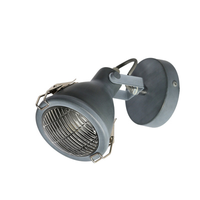 Lampa ścienna Candellux kinkiet Crodo 91-71101 E14 szary