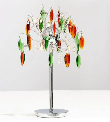 Table lamp chrome tree 6 Acanthus 46-04171