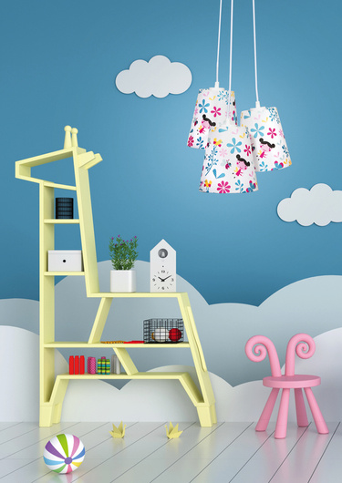 Hanging ceiling lamp candellux girl 33-62949 e27