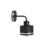Wandleuchte schwarz/chrom Wandleuchte Wama 21-00422