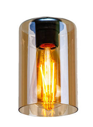 Brauner Glasschirm E27 für die Bistroleuchte 71-03652