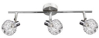 Lampa sufitowa COLLAR listwa regulowana 3-punktowa do kuchni metalowa