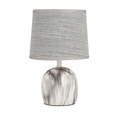 Lampe de table Adelina marbre + abat-jour gris gris 41-24381