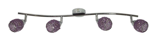 WALL LAMP CANDELLUX CLEAR 94-06929 STRIP G9 VIOLET