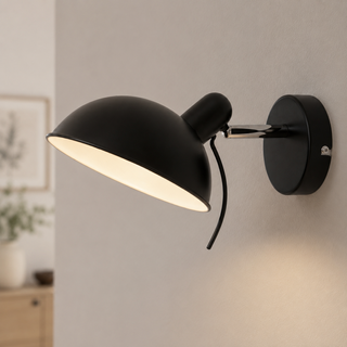 Applique applique 1X40W E14 noir DURIO 21-53589