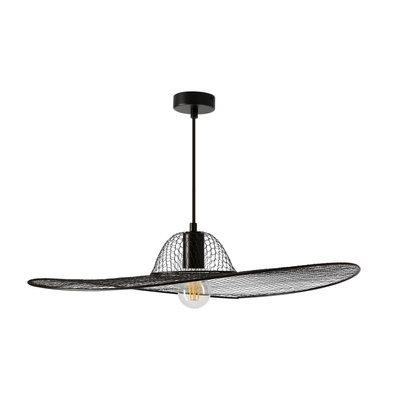 Pendant lamp DECO designer black hat shade modern lighting for living room and bedroom E27