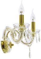 Aplic dublu auriu cu cristale Maria Teresa Candellux 22-94592