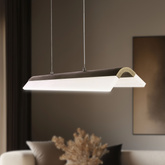 PLAFONNIER SUSPENDU CANDELLUX APETI CURACOA LED MARRON 4000K