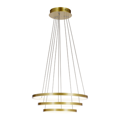 Lampa wisząca LED 60W 50cm złota LUNE 33-76397