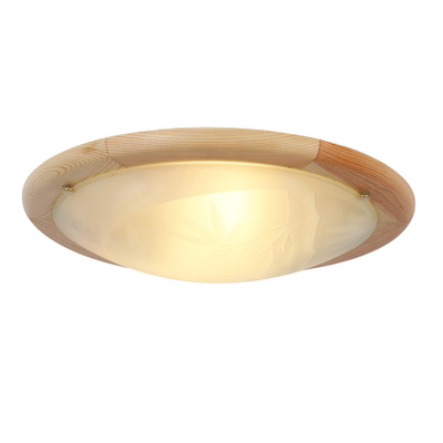 Lampa Sufitowa Candellux Bamboo 14-06653 Plafon Drewno Standard 2X60 W E27 Sosna