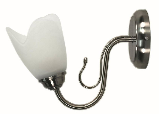 Wandleuchte Nickel satiniert Wandleuchte Niva 21-66285