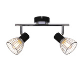 Wandleuchte Candellux Modo 92-61522 E14 Schwarz+Chrom
