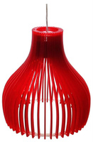 Hängende Deckenleuchte Candellux Buren 31-50253 E27 rot
