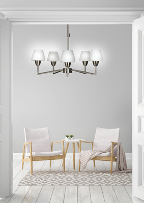 Plafoniera suspendata Candellux Togo 35-10646 G9 Nichel Mat Promotie