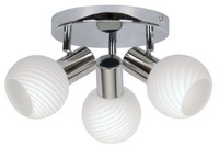 Plafonnier plafond 3X40W E14 chrome TURNO 98-10940