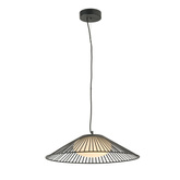 Lampa wisząca Sonte 60 czarna z białym kloszem nad stół GX53