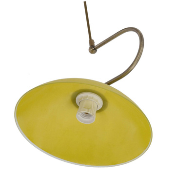 Lampa wisząca Lido pojedyncza do salonu vintage E27 1x60W patyna