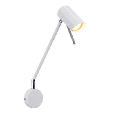 Mattweiße verstellbare drehbare Wandleuchte GU10 40W Milly Candellux 21-73907