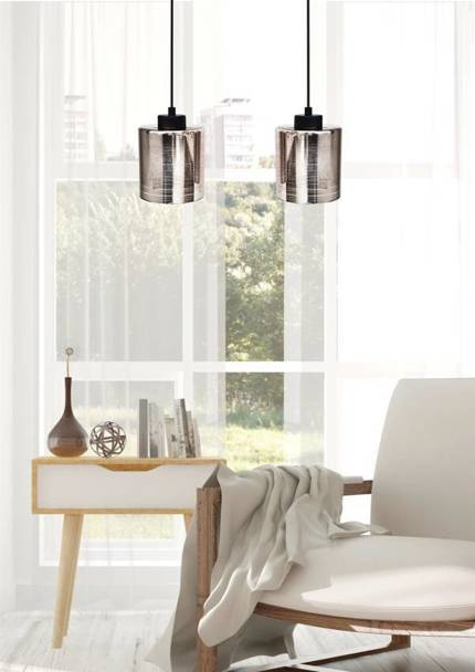 Chrome ceiling lamp 2xE27 COX 32-53879