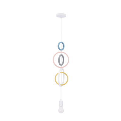 HOOPS 5 HANGING LAMP 1X20W E27 IQ KIDS MIX COLOR