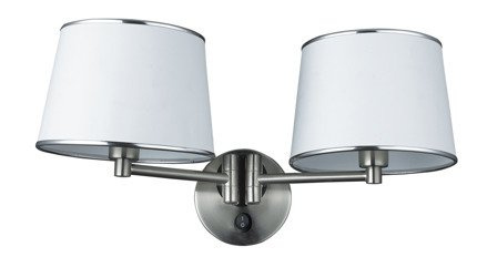 WANDLAMPE WANDLAMPE CANDELLUX IBIS 2xE14 22-00890 E14 SATIN