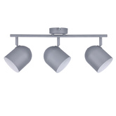 Wandleuchte Candellux Azuro 93-63229 Streifen E27 grau matt