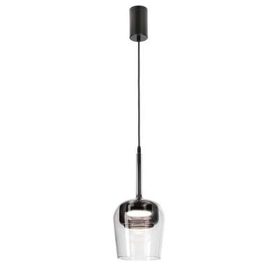 Pendant Lamp Glaxi Glass Grey GX53