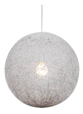 Hanging ball lamp 30cm 1xE27 white CARUBA 31-26944