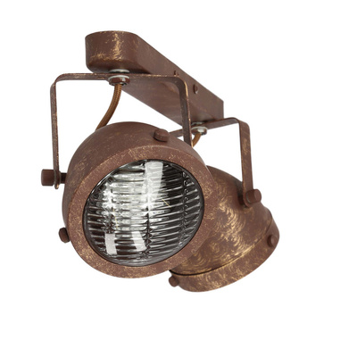 Wall lamp strip 2xGU10 rusty FRODO 92-71071