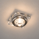 Ceiling luminaire clear square glass MR16 50W SK-82 2227399
