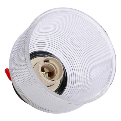 Suspension 15cm câble clair/rouge Liverpool Ledea 50101287