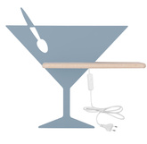 Lampă de perete cu LED albastru pentru raft snur Piccolo 21-03522