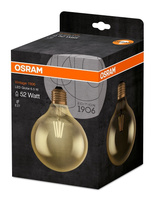 Żarówka LED E27 6,5W 720LM 2400K VINTAGE GLOBE125 52 OSRAM